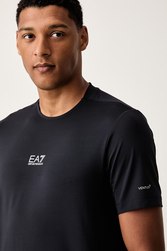 EA7 Emporio Armani T-shirt treningowy męski granatowy AF24495.7M002148
