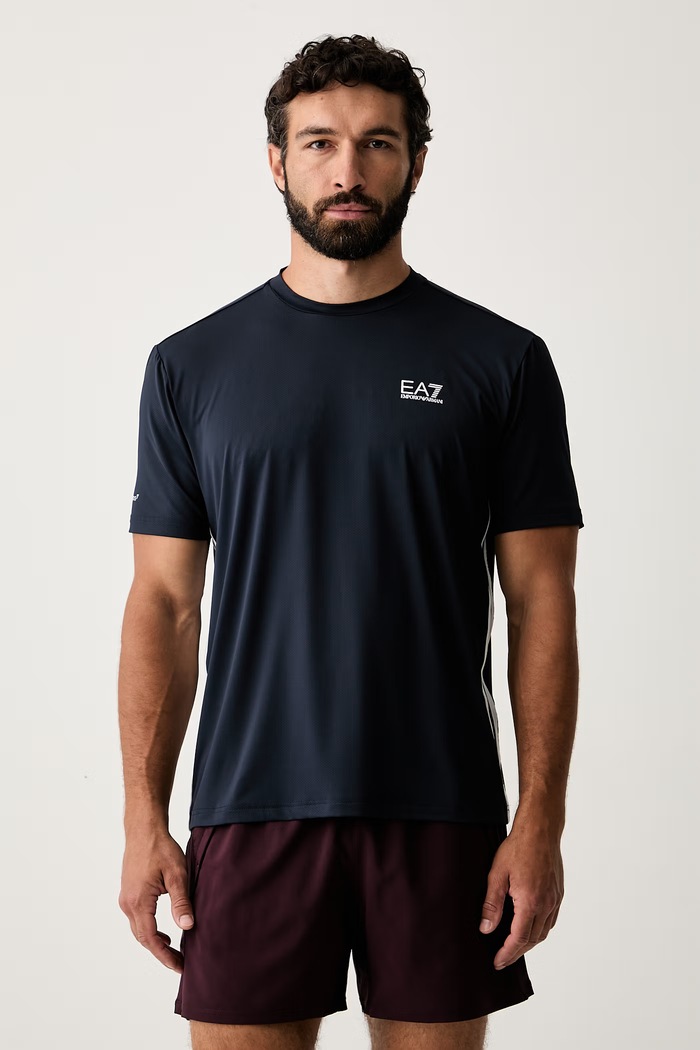 EA7 Emporio Armani футболка для тренировки для мужчин тёмно-синий AF13689.7M002486