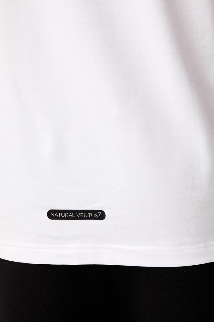EA7 Emporio Armani T-shirt męski z bawełną AF21787.7M002568 biały