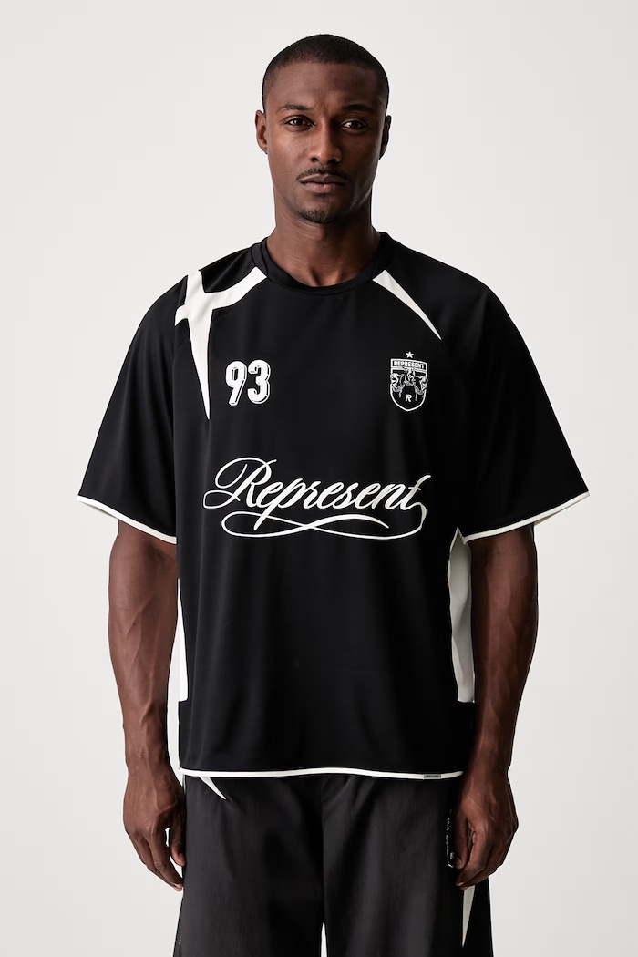 Represent T-shirt męski czarny MLM101273