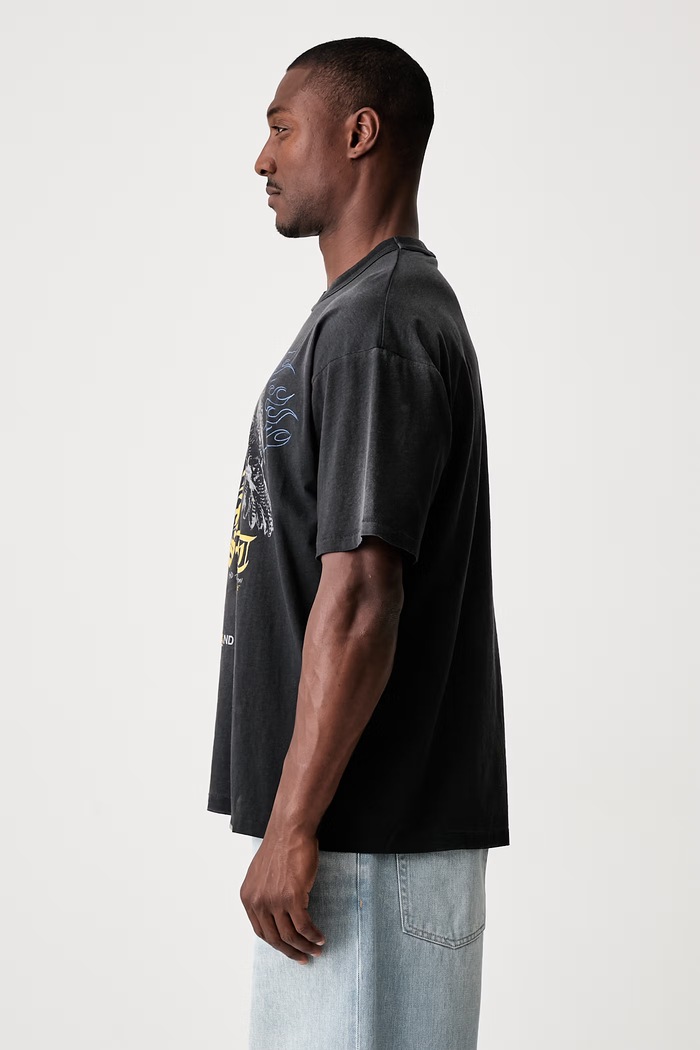 Represent T-shirt z bawełną męski czarny MLM101188