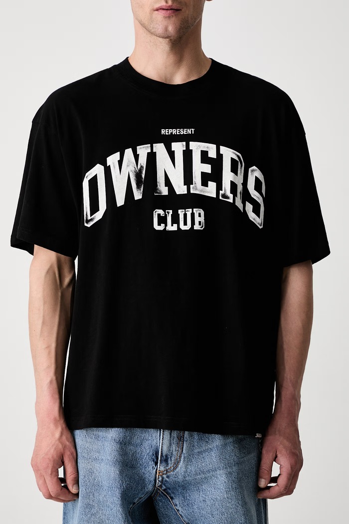 T-shirt bawełniany męski czarny OCM100047