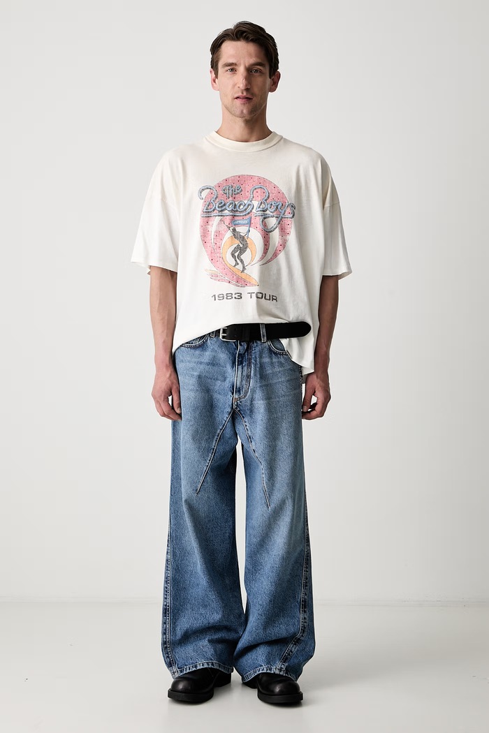 T-shirt z bawełną męski MLM101225