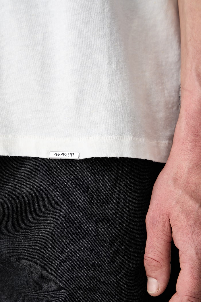 T-shirt z bawełną męski MLM101223