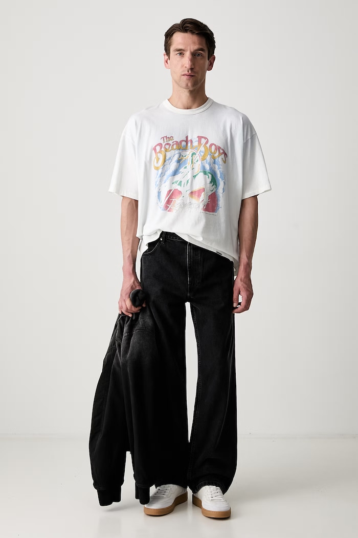 T-shirt z bawełną męski MLM101223