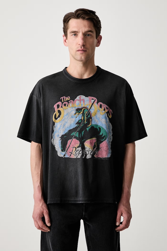 Odzież T-shirt z bawełną męski MLM101223 czarny