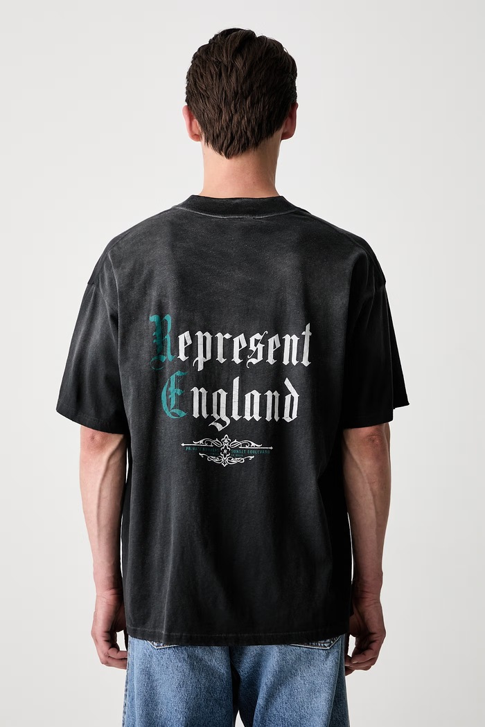 T-shirt z bawełną męski czarny MLM101231