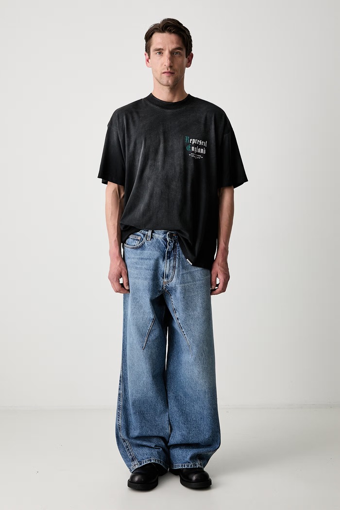 T-shirt z bawełną męski MLM101231