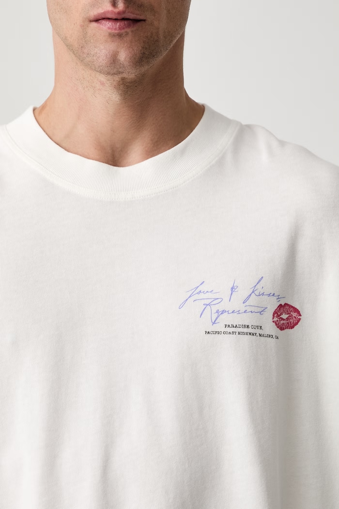 T-shirt bawełniany męski beżowy MLM101143