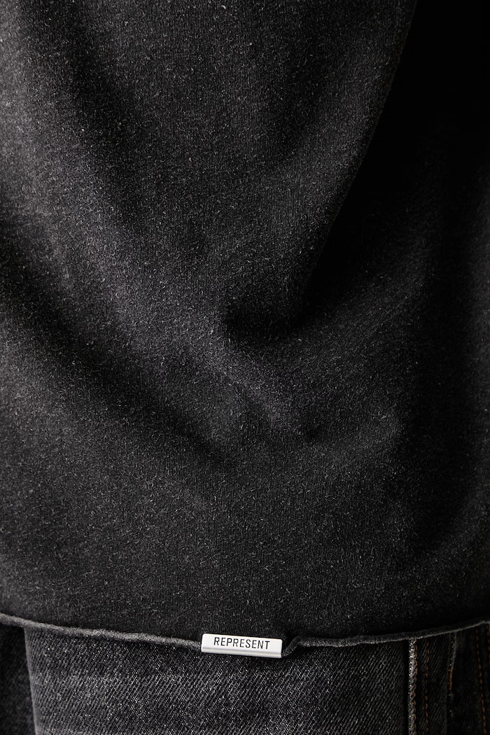 Tricou cu bumbac pentru bărbați MLM101141 negru