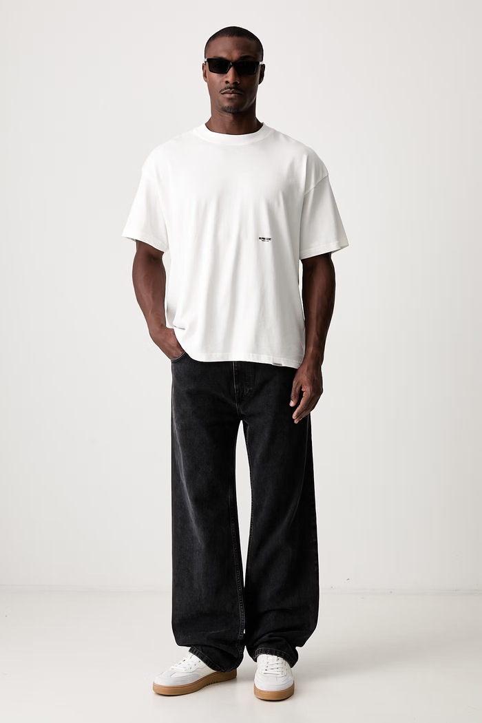 Represent T-shirt z bawełną męski OCM100042 biały AW26