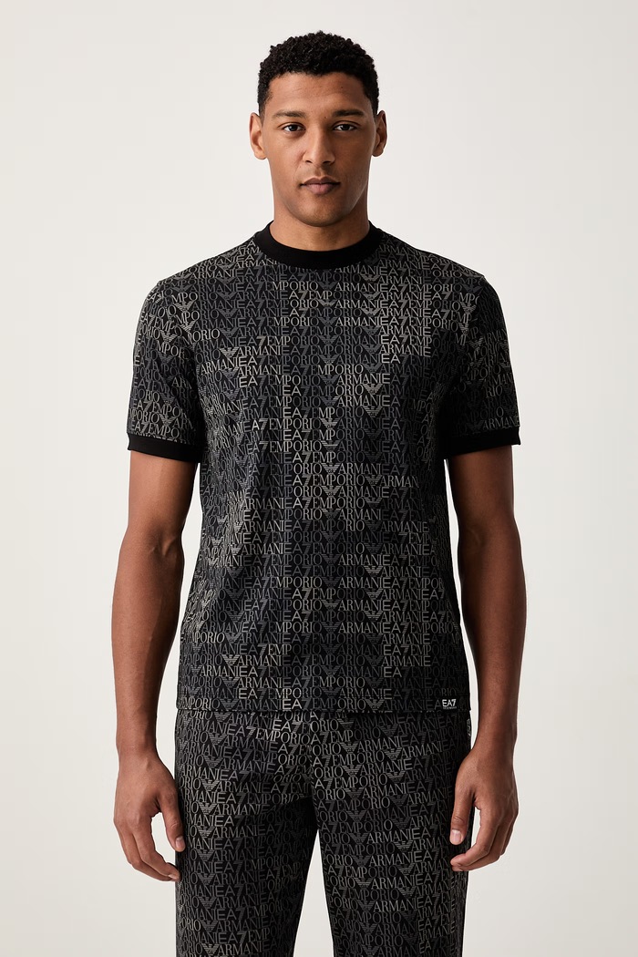 Marc O'Polo T-shirt męski bawełniany czarny AF12874.7M002819