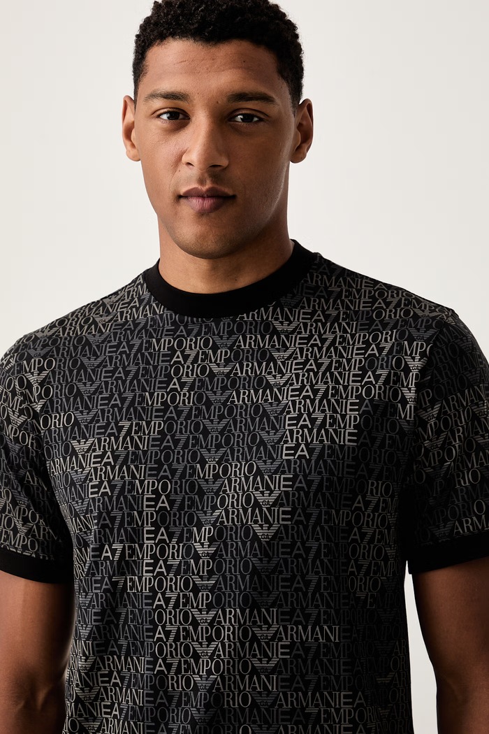 Marc O'Polo T-shirt męski bawełniany czarny AF12874.7M002819