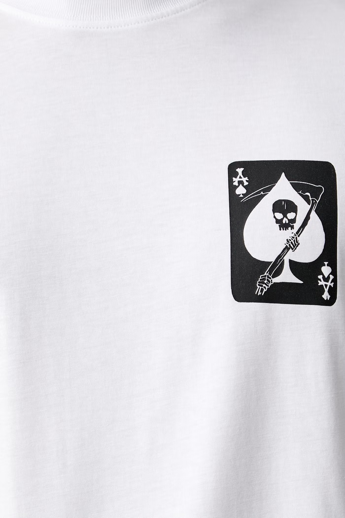 Alpha Industries tričko pánské bavlněné Skull Ops 268509 bílá