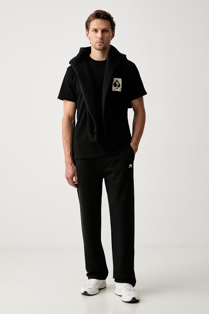 Alpha Industries majica za muškarce od pamuka Skull Ops 268509 crna AW26