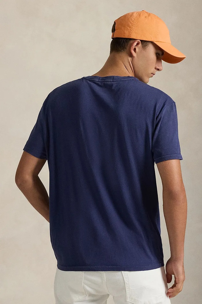 Polo Ralph Lauren T-shirt bawełniany męski 710936401011 granatowy AW26