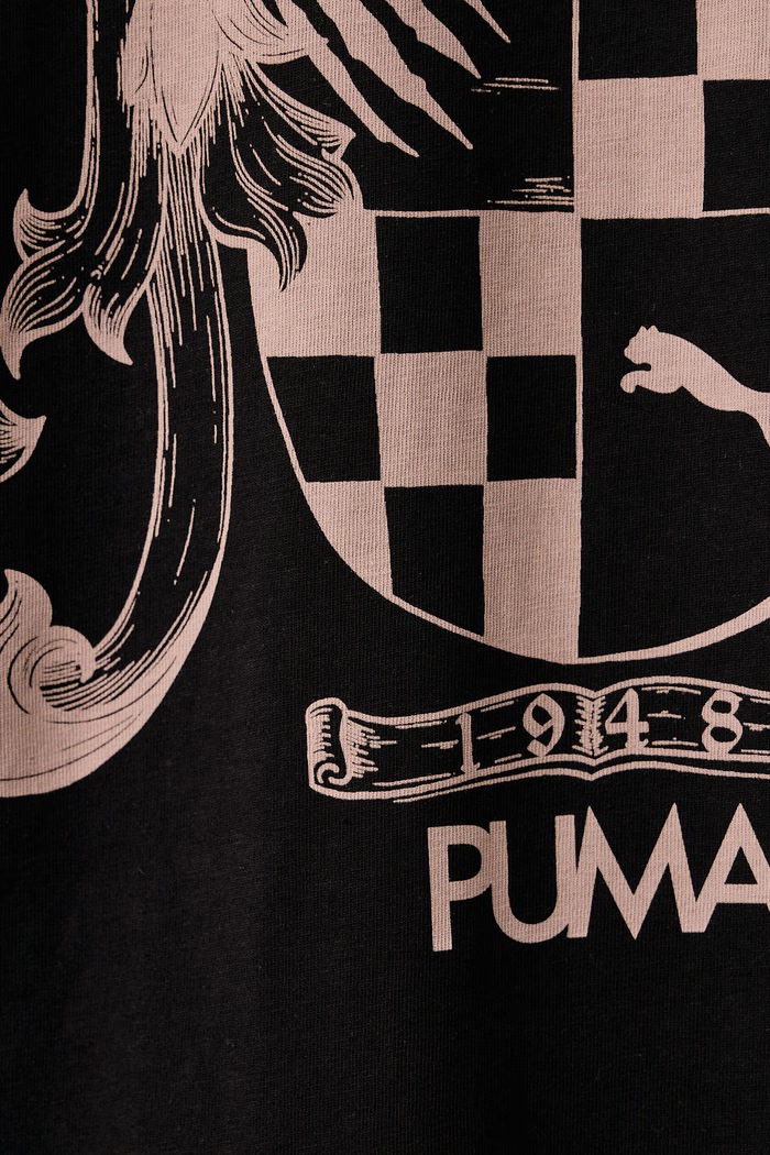 T-shirt oversize męski bawełniany Puma czarny 636763