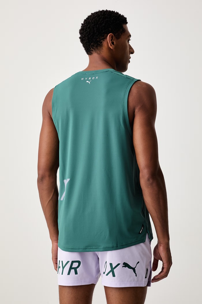 Odzież Puma top treningowy męski HYROX 529230 turkusowy