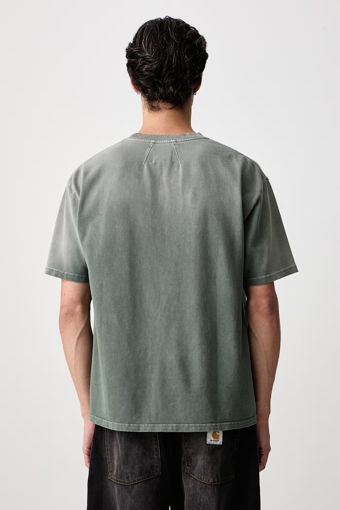 Odzież RHUDE T-shirt bawełniany męski RHPF26TT13012 zielony