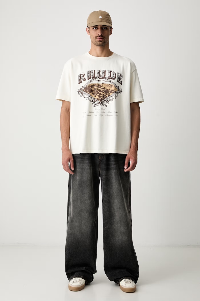 RHUDE t-shirt cotton Men's RHPF26TT08012 beige AW26