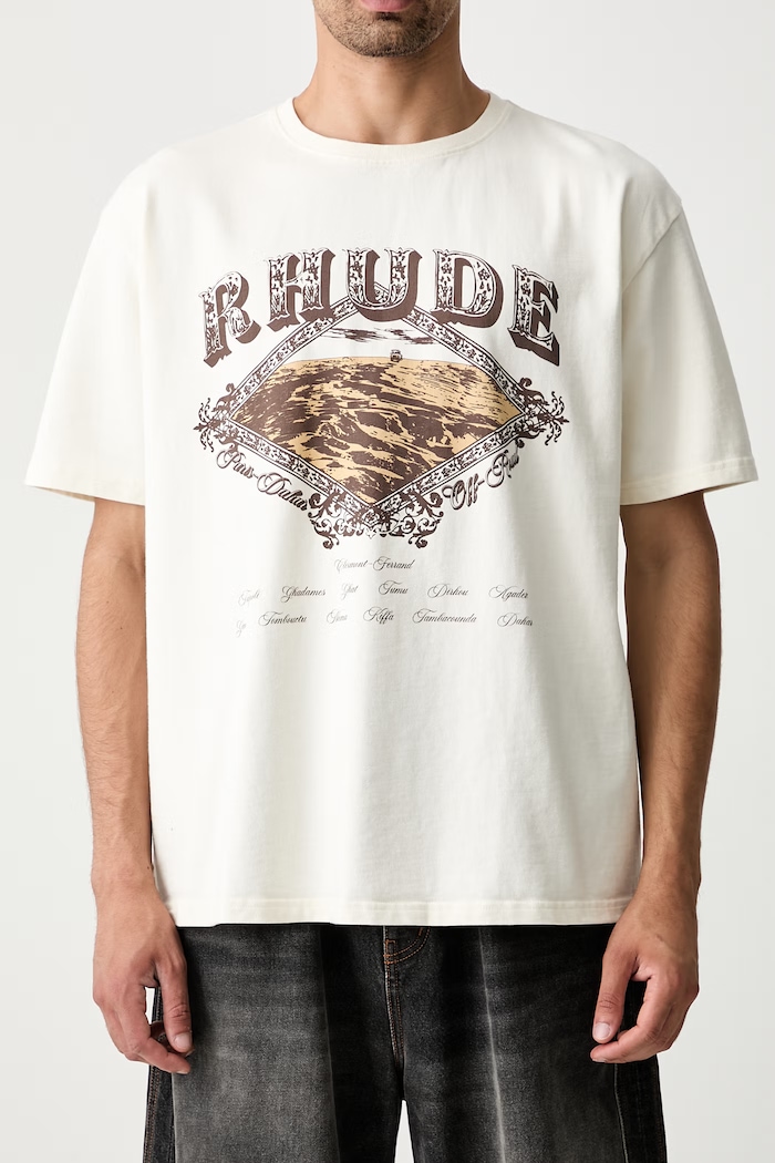RHUDE t-shirt cotton Men's RHPF26TT08012 beige