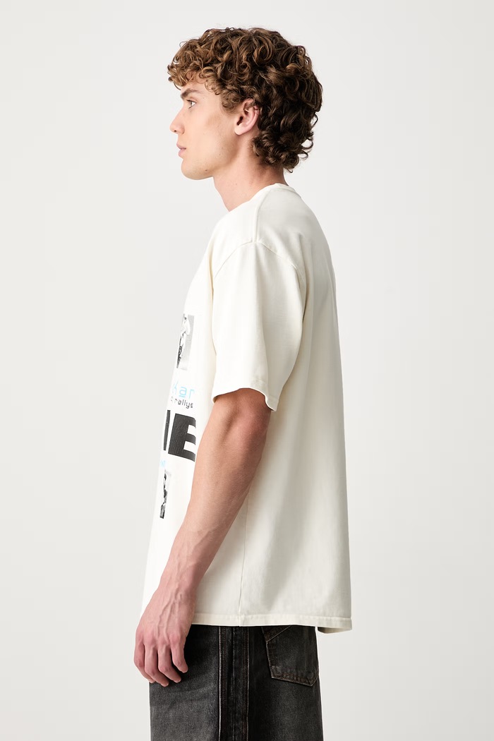RHUDE tričko bavlnené pánske RHPF26TT03012 béžová AW26