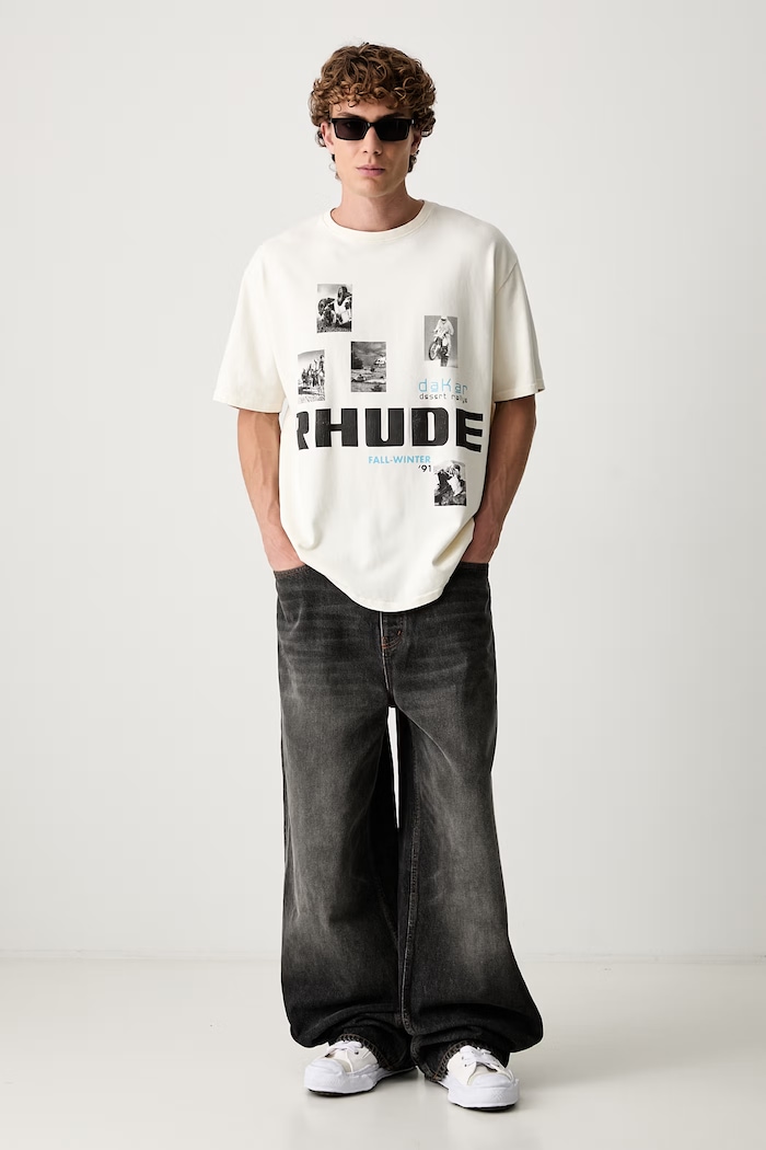 RHUDE tričko bavlnené pánske RHPF26TT03012