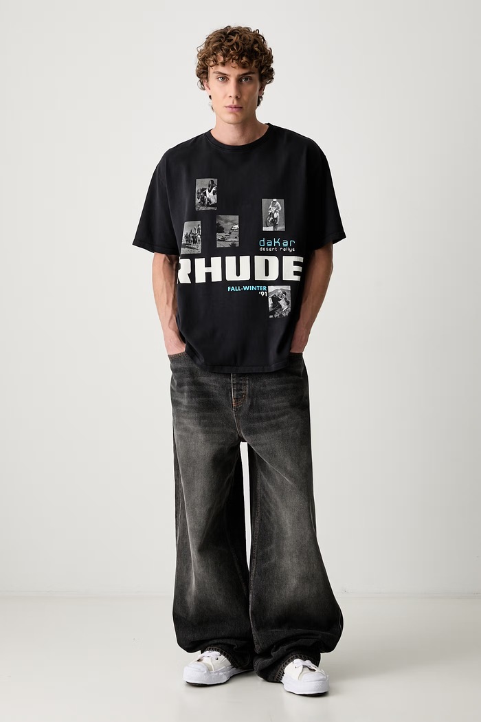 RHUDE футболка бавовняна чоловіча RHPF26TT03012