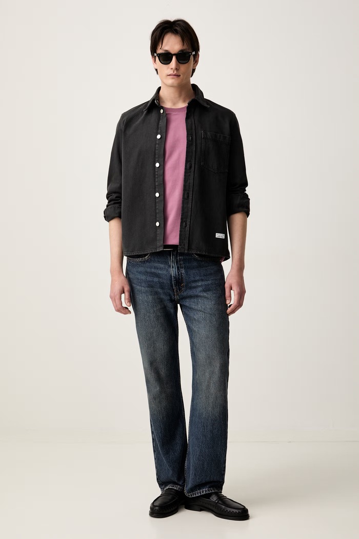Marc O'Polo T-shirt męski bawełniany 5000011744 różowy AW26