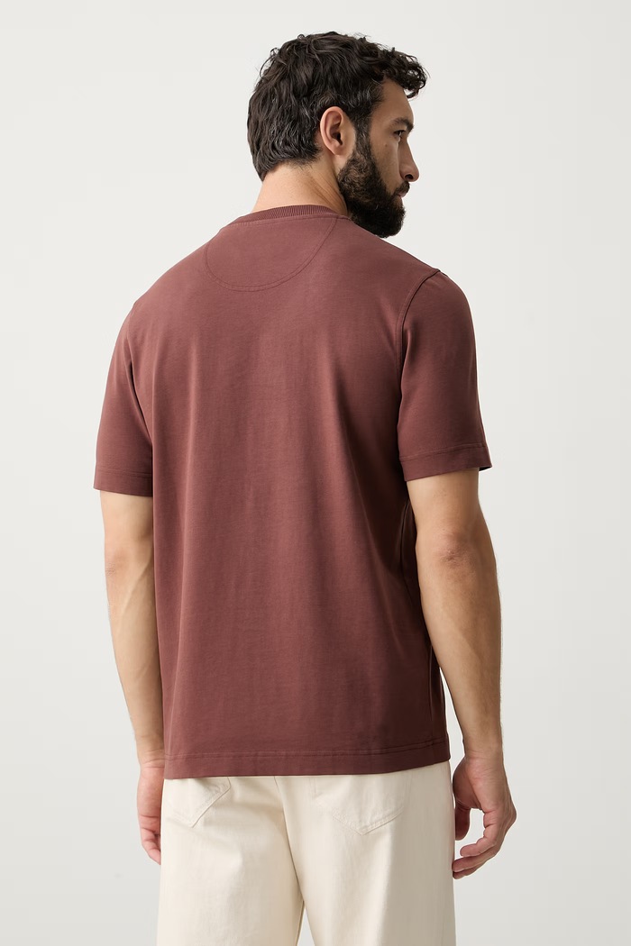 Odzież Barbour T-shirt damski z bawełną Ivergill MTS1626 brązowy