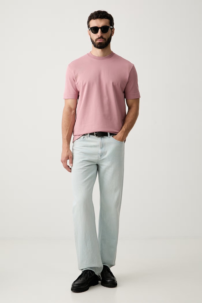 Joop! футболка чоловіча бавовняна 30103746 рожевий AW26