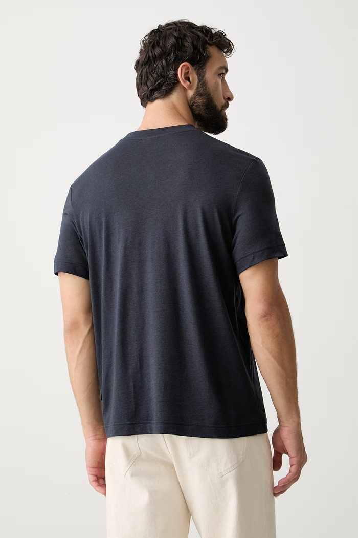 Odzież Joop! T-shirt męski z lyocellem 30103405 granatowy
