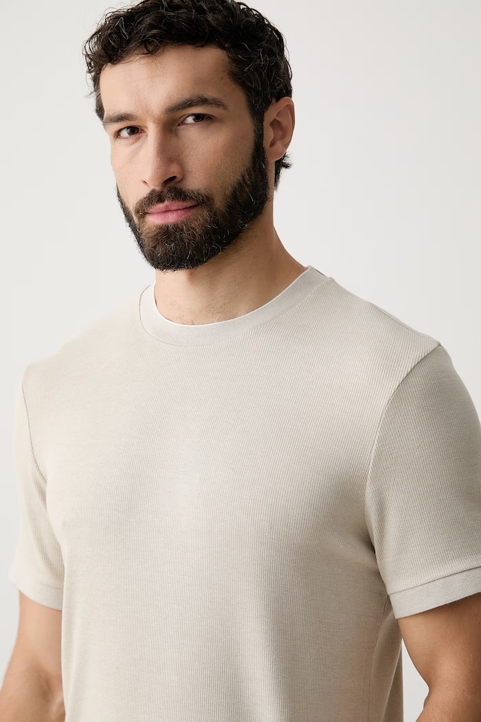 Joop! T-shirt męski beżowy 30103404