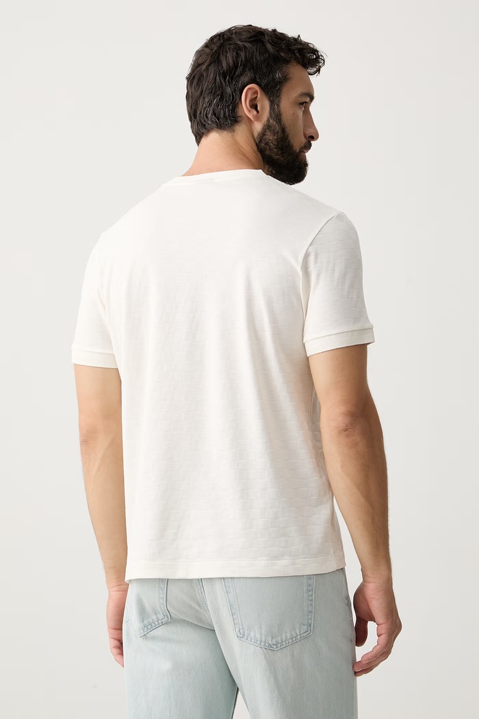 Odzież Joop! T-shirt basic męski bawełniany 30103400 beżowy