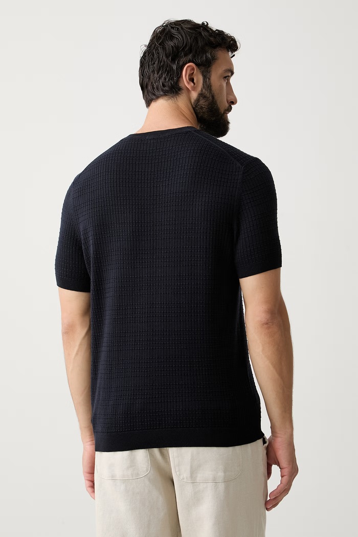 Odzież Joop! T-shirt basic damski bawełniany 30103137 granatowy