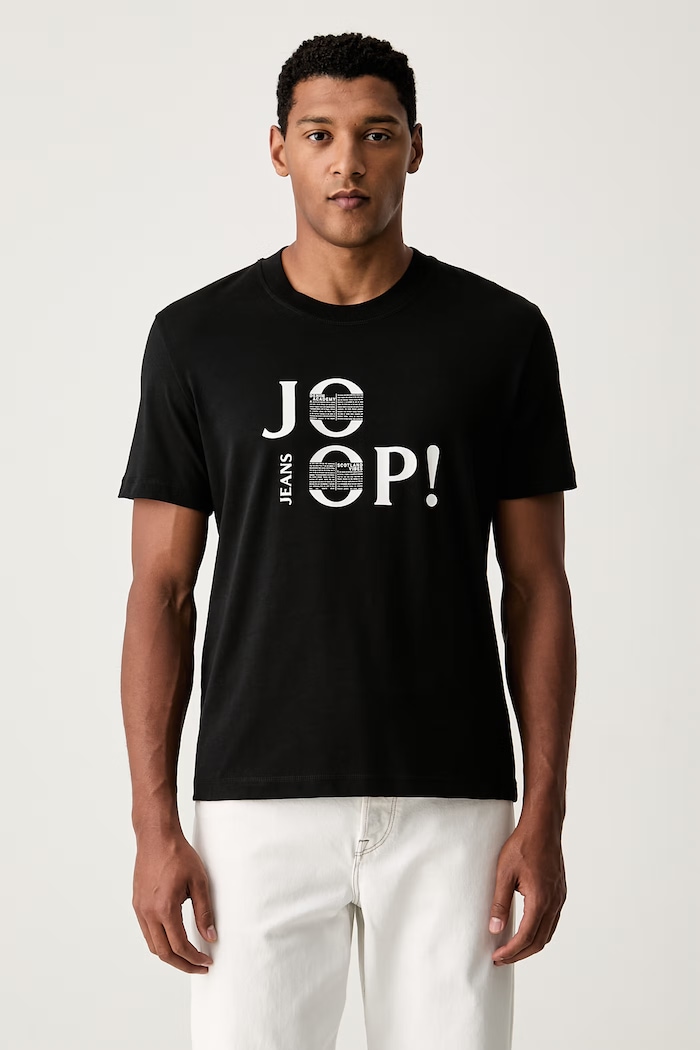 Joop! majica za muškarce od pamuka crna 30104866