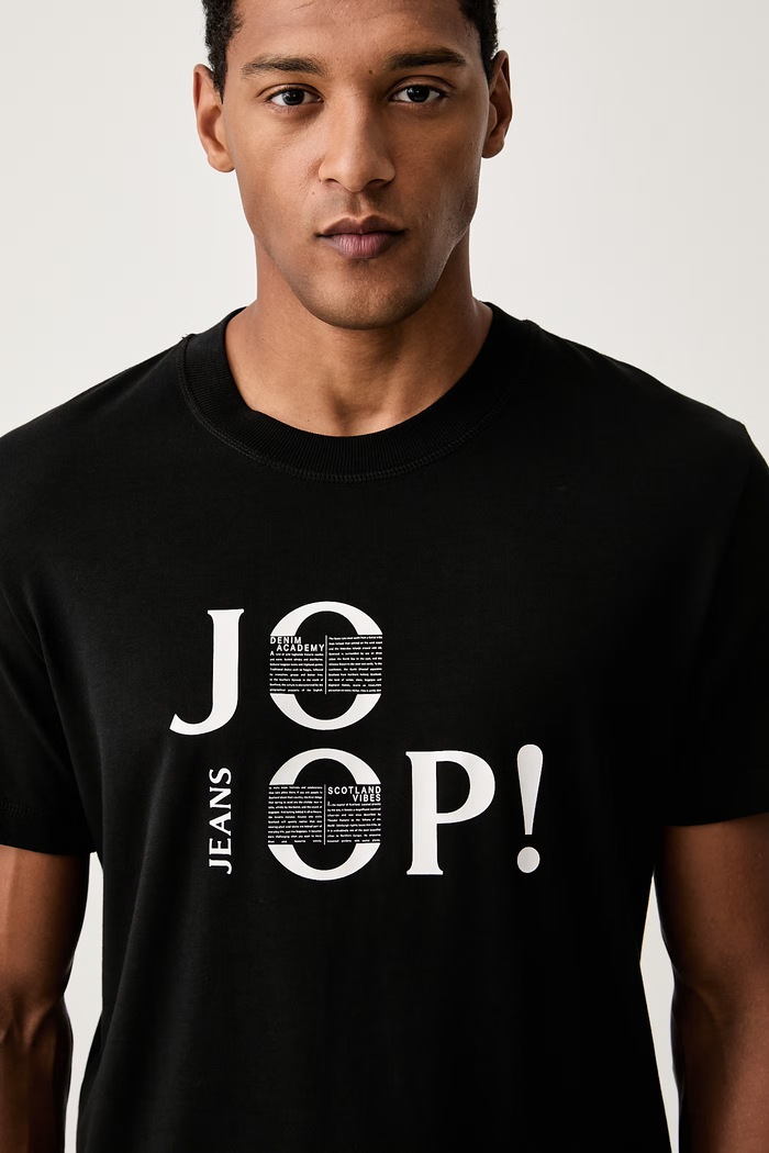 Joop! majica za muškarce od pamuka crna 30104866