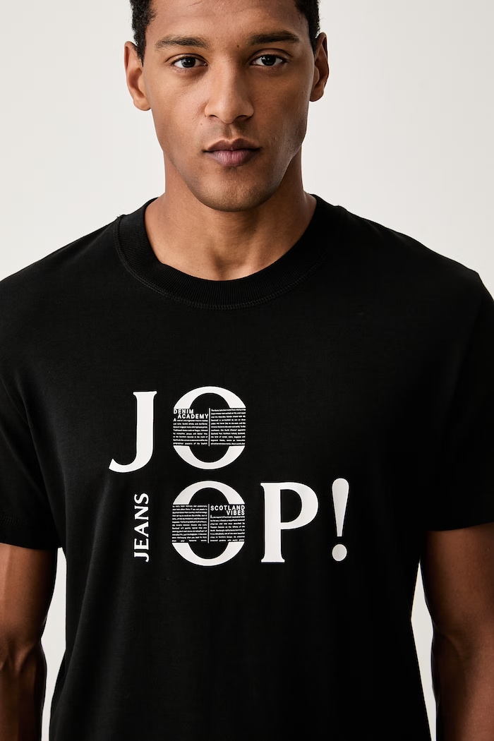Joop! majica za muškarce od pamuka crna 30104866