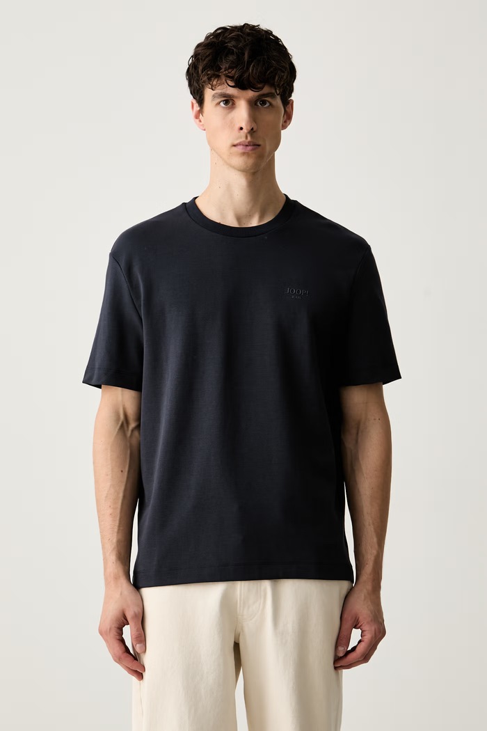 Joop! T-shirt męski z modalem granatowy 30103313