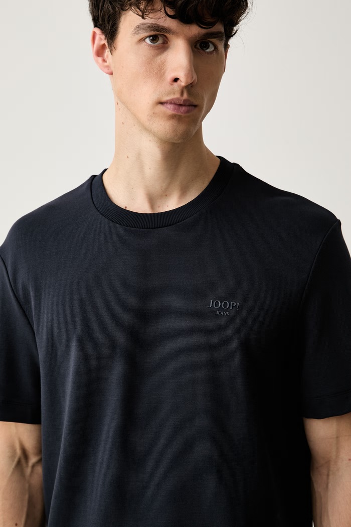 Joop! T-shirt męski z modalem granatowy 30103313