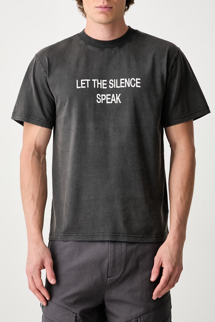 HELIOT EMIL T-shirt bawełniany męski AW26PRE.M.09.176 szary