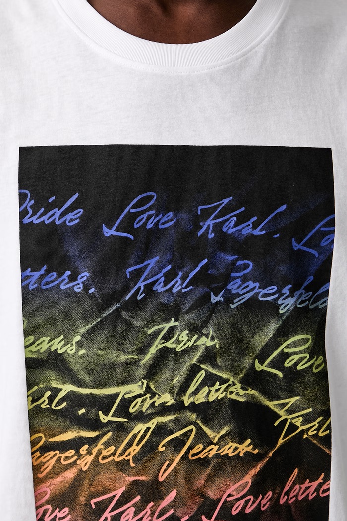 Karl Lagerfeld Jeans top za muškarce od pamuka B3M17030 bijela