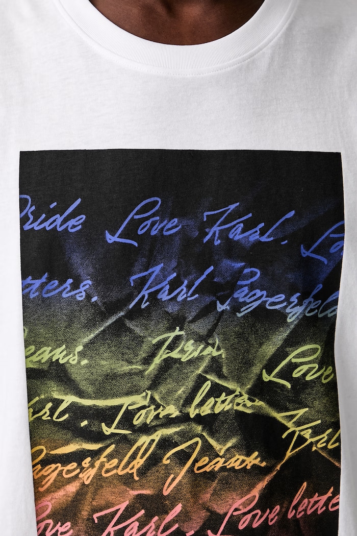 Karl Lagerfeld Jeans top za muškarce od pamuka B3M17030 bijela