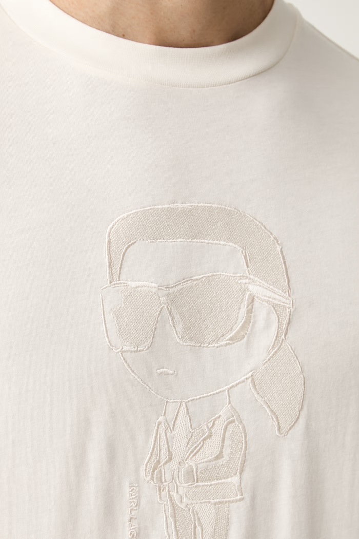 Karl Lagerfeld футболка для мужчин из хлопка 563225.755040 бежевый