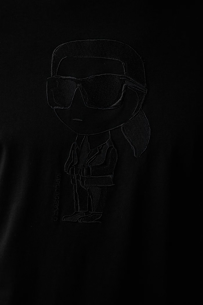 Karl Lagerfeld tričko pánské bavlněné 563225.755040 černá