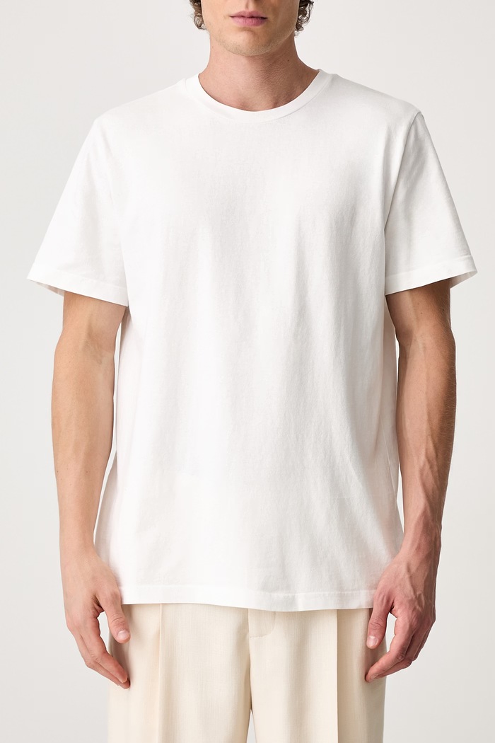 A.P.C. Automne26 T-shirt bawełniany męski COHBS.M26470 biały