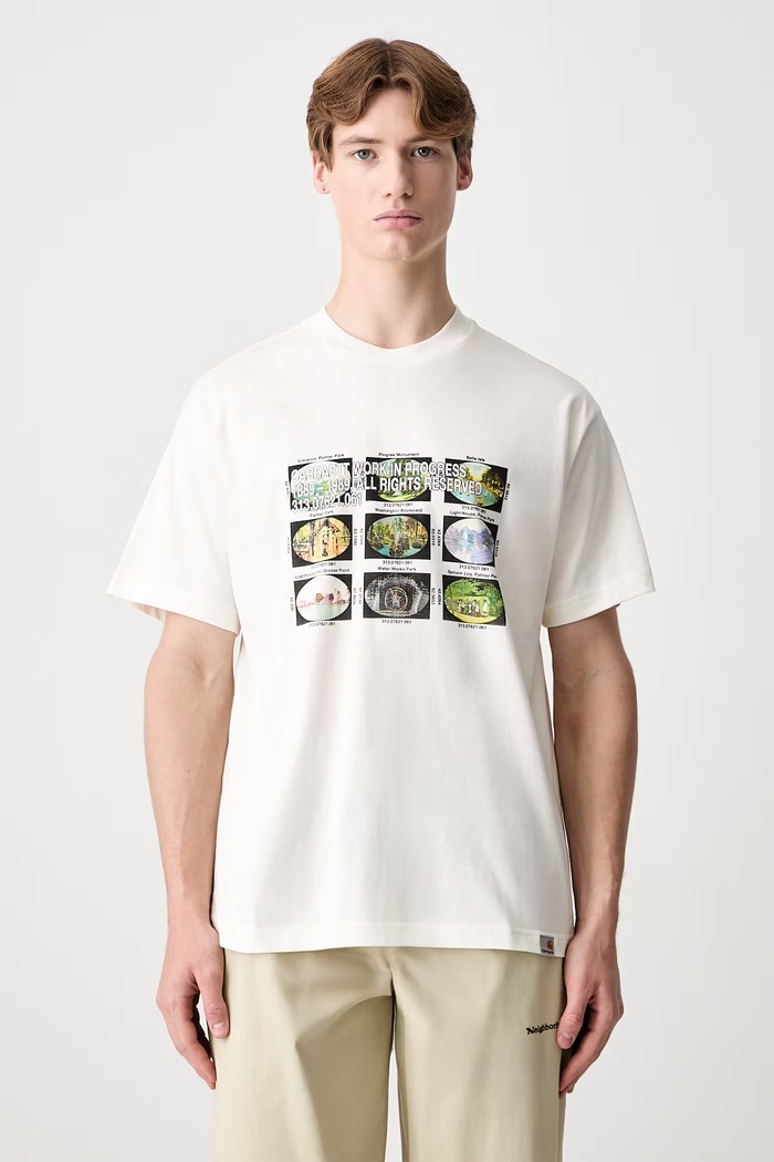 Carhartt WIP S/S Coordinates T-shirt bawełniany męski beżowy I036901