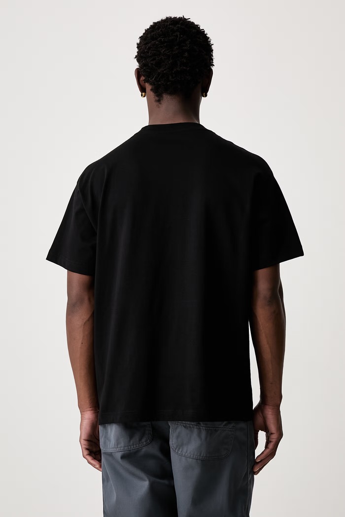 Odzież Carhartt WIP S/S Coordinates T-shirt bawełniany męski I036901 czarny