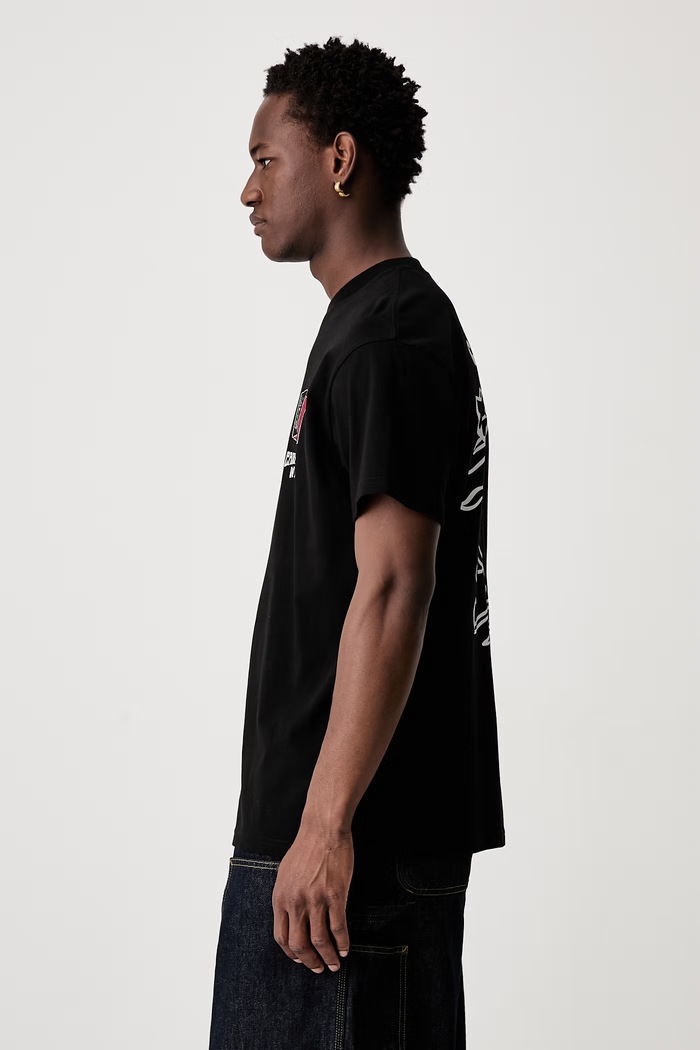 Carhartt WIP S/S Playing Cards T-shirt bawełniany męski I036895 czarny AW26