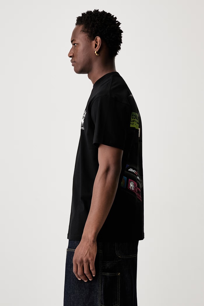 Carhartt WIP S/S Bumper Car T-shirt bawełniany męski I036888 czarny AW26